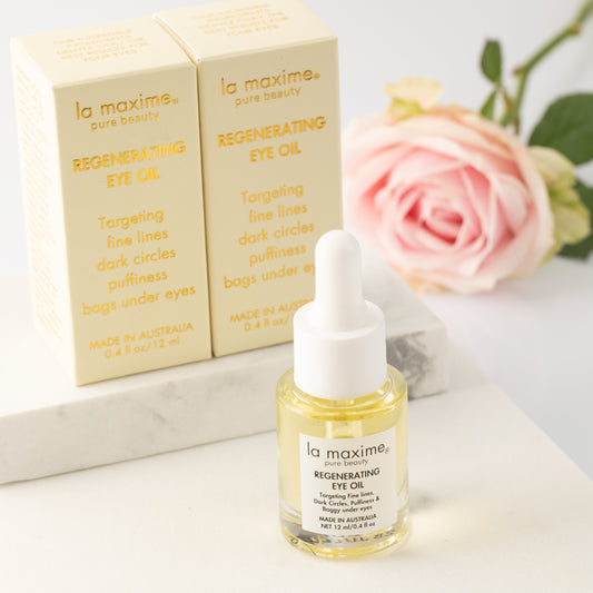 Regenerating Eye Oil : Targeting Fine lines, Dark circles and bags under eyes, 12ml-0