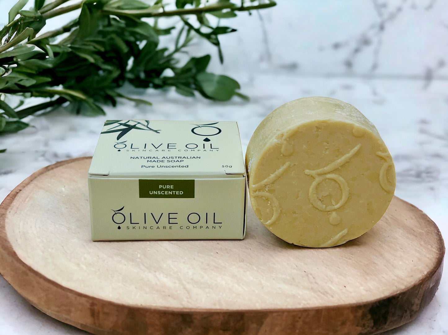 Olive Oil Soap, All-Natural , Unscented, 50g-3