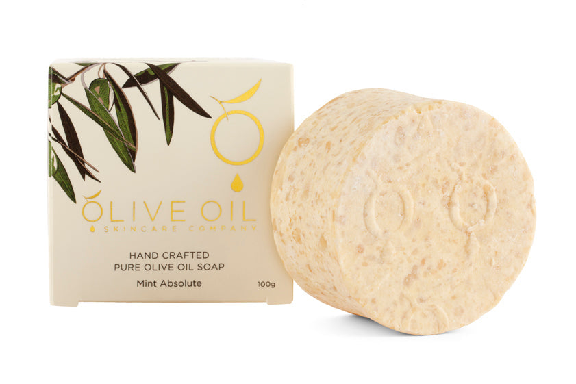 Olive Oil Soap, All-Natural,  Mint Absolute ,100g-4