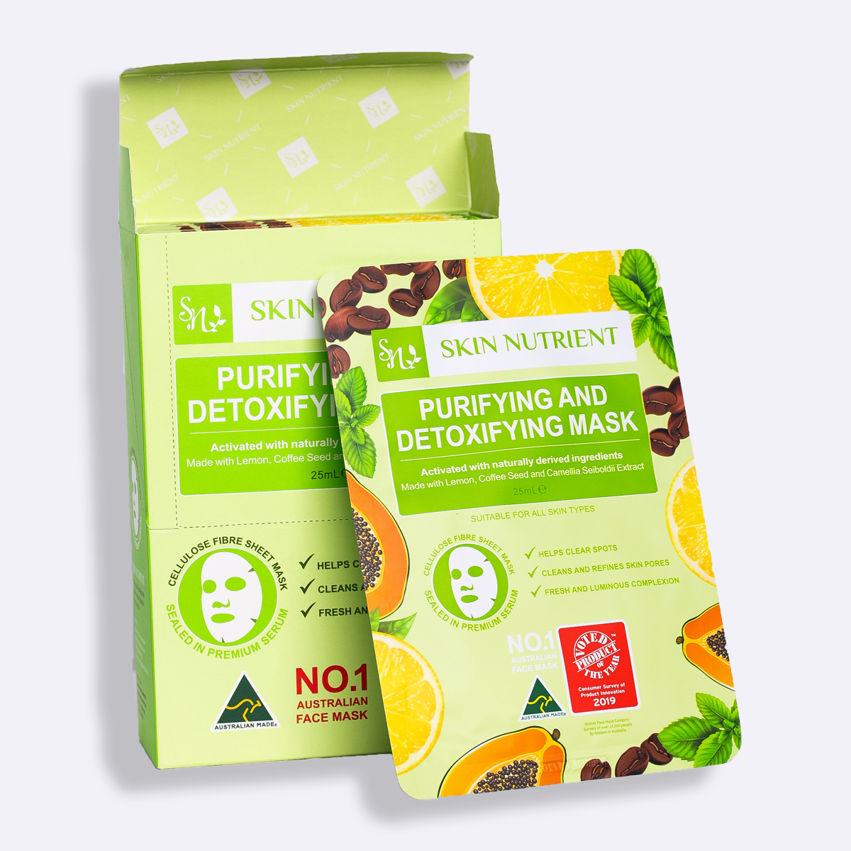 Purifying and Detoxifying Face Mask (Box of 12)-0