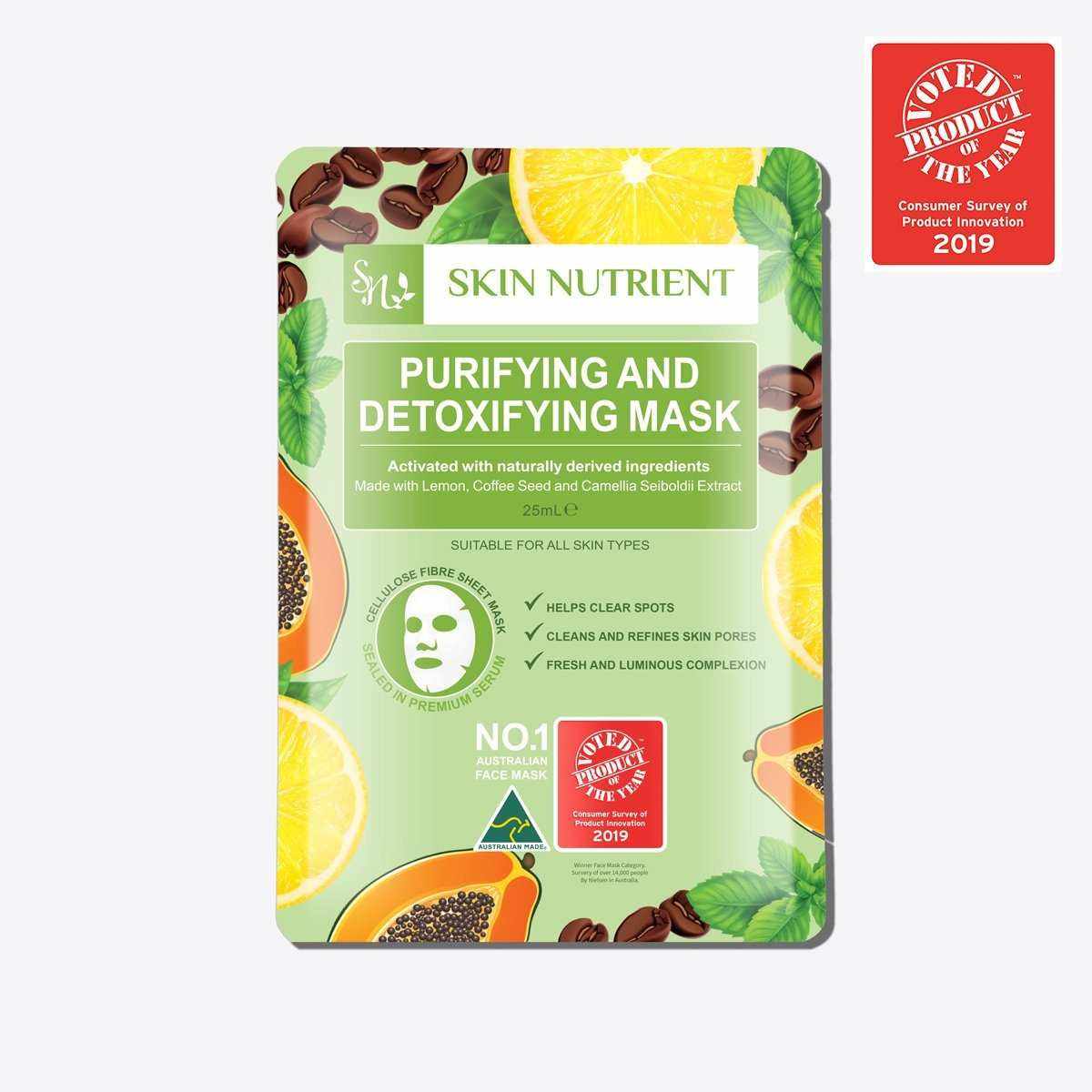 Purifying and Detoxifying Face Mask (Box of 12)-1